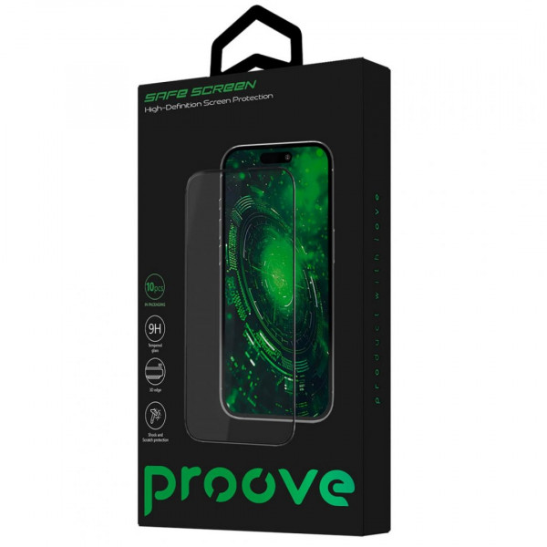  Захисне скло Proove Safe Screen для Xiaomi Redmi Note 11 Pro(4G/5G)/Note 12Pro 4G/Note14 4G Global/Note14 5G/Note10Pro/PocoM7Pro Black (PGPSSRNP1101)