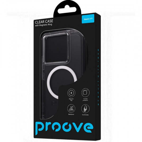  Чохол Proove Clear Case with Magnetic Ring для Xiaomi 17T (PCCLX0T01701)