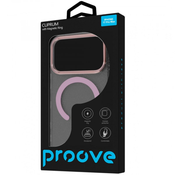  Чохол Proove Cuprum Case with Magnetic Ring для iPhone 17 Pro/18 Pro White (PCCMIP17AR14)