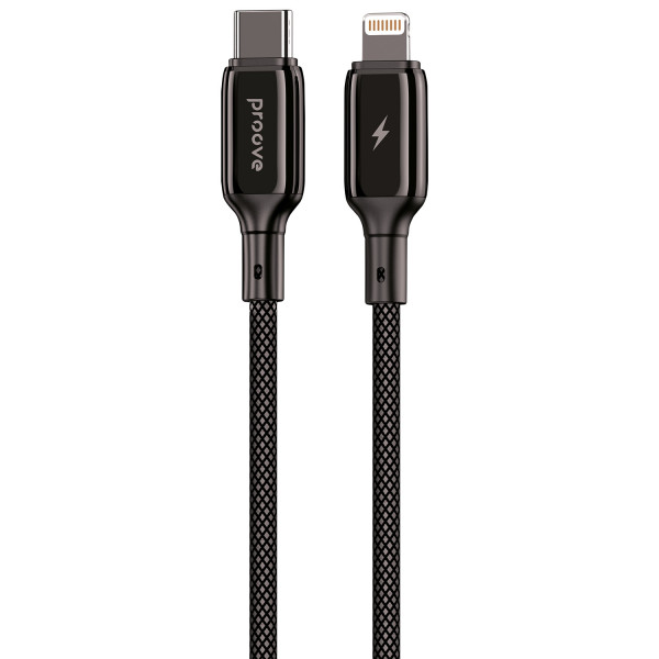  Кабель Proove Dense Metal Type-C to Lightning 27W (2m) Black (CCDM27002121)
