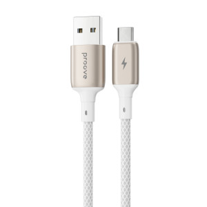  Кабель Proove Dense Metal USB to Micro USB 24A (1m) White (CCDM20001302)