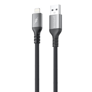  Кабель Proove ReGen Silicone USB to Lightning 24A (1m) Black (CCRS12001101)