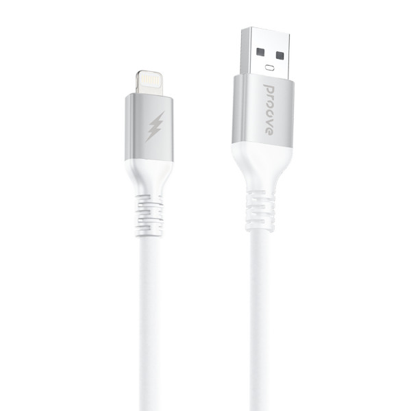  Кабель Proove ReGen Silicone USB to Lightning 24A (1m) White (CCRS15001102)