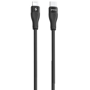  Кабель Proove Soft Silicone Type-C to Lightning 27W (2m) Black (CCSO27002121)