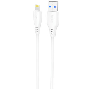  Кабель Proove Simple Silicone USB to Lightning 24A (2m) White (CCSS12001122)