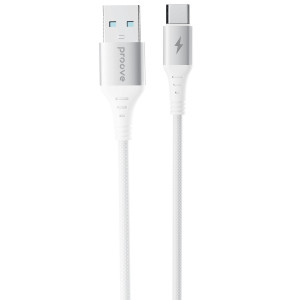  Кабель Proove WireX USB to Type-C 3A (1m) White (CCWX15001202)