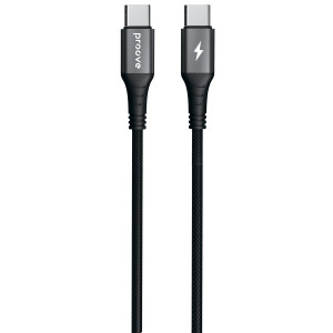  Кабель Proove WireX Type-C to Type-C 60W (1m) Black (CCWX60002201)