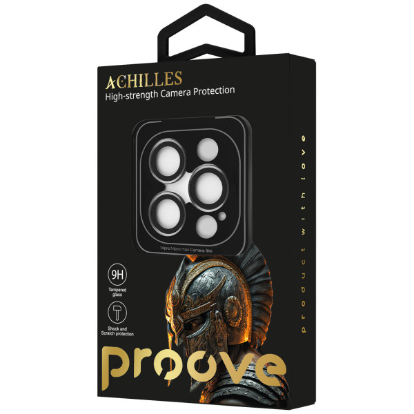  Захист камери Proove Achilles для iPhone 14 Pro/14 Pro Max Space Black (CPPAIP14PM20)
