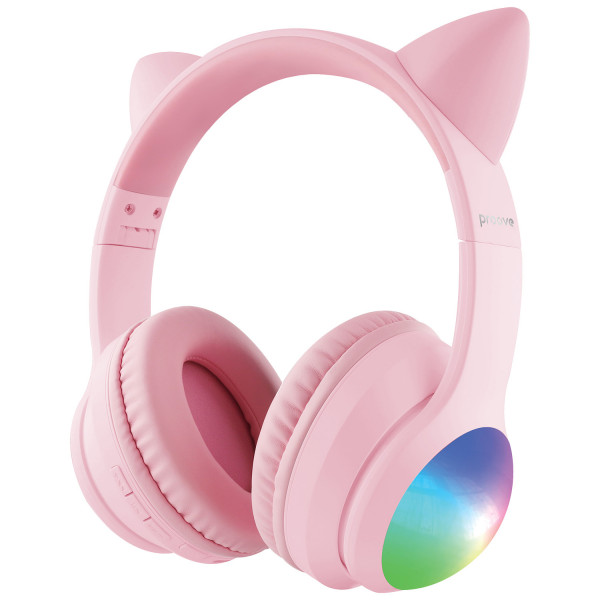  Беспроводные наушники Proove Kids LumiCat (APP) Pink (HPLC0001AP27)