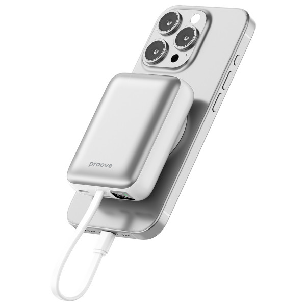 Павербанк Proove Neutron 225W 10000mAh Silver/White (PBNE22022206)