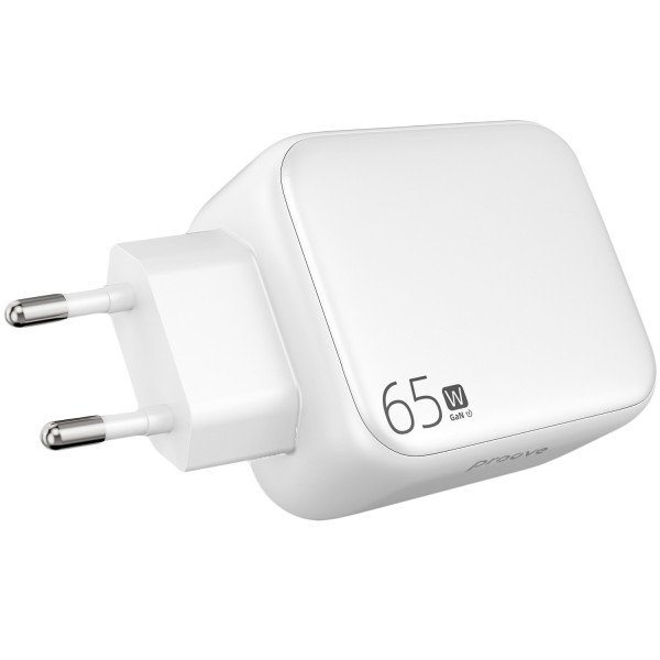  Мережевий зарядний пристрій Proove Fixtape GaN 65W (Type-C) White (WCFP65010202)