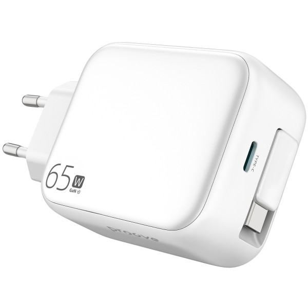  Мережевий зарядний пристрій Proove Fixtape GaN 65W (Type-C) White (WCFP65010202)