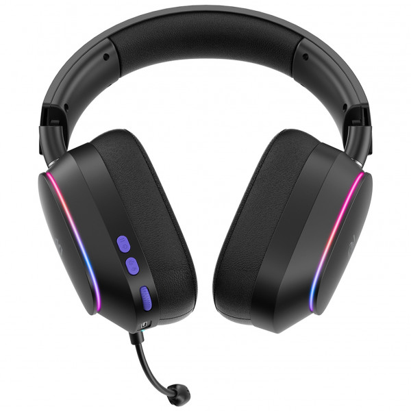  Бездротова ігрова гарнітура Proove Gaming Starlight (APP) Black/Purple (WHSR00020016)