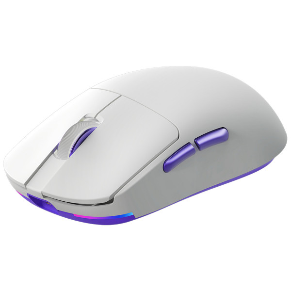  Бездротова ігрова миша Proove Gaming Superfight Wireless with charging dock White/Purple (WMSW00122002)