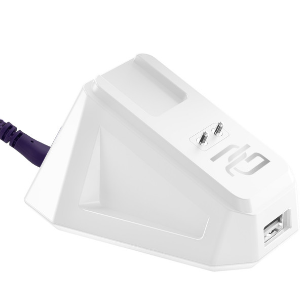  Бездротова ігрова миша Proove Gaming Superfight Wireless with charging dock White/Purple (WMSW00122002)