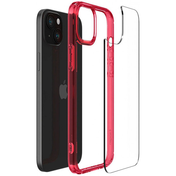  Чохол Spigen для Apple iPhone 15 Ultra Hybrid, Red Crystal