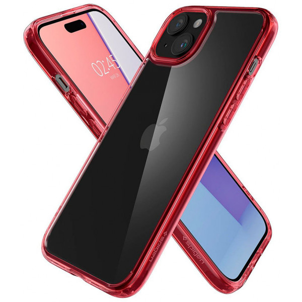  Чохол Spigen для Apple iPhone 15 Ultra Hybrid, Red Crystal