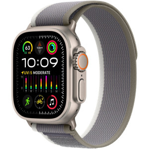  Смарт-час Apple Watch Ultra 2 GPS + Cellular, 49mm Titanium Case with Green/Grey Trail Loop – M/L