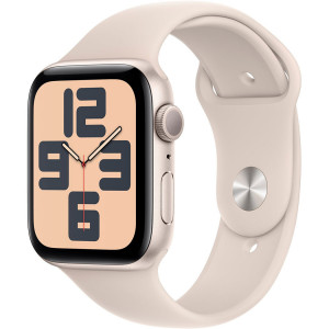  Смартгодинник Apple Watch SE GPS 44mm Starlight Aluminium Case with Starlight Sport Band – S/M
