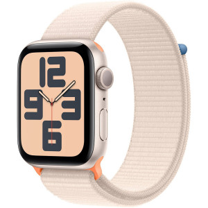  Смартгодинник Apple Watch SE GPS 44mm Starlight Aluminium Case with Starlight Sport Loop