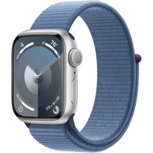  Смартгодинник Apple Watch Series 9 GPS 41mm Silver Aluminium Case with Winter Blue Sport Loop