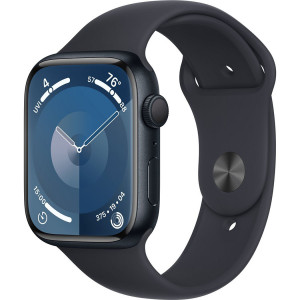  Смартгодинник Apple Watch Series 9 GPS 45mm Midnight Aluminium Case with Midnight Sport Band – M/L