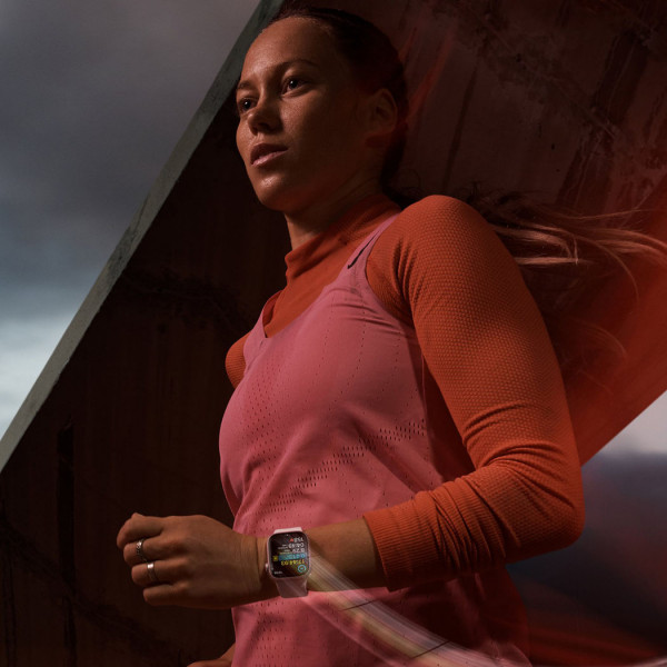  Смартчас Apple Watch Series 9 GPS 45mm Pink Aluminium Case with Light Pink Sport Band – S/M