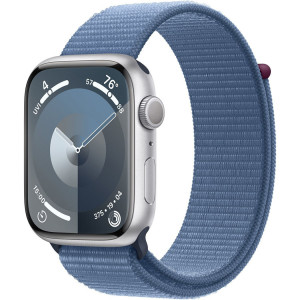  Смартгодинник Apple Watch Series 9 GPS 45mm Silver Aluminium Case with Winter Blue Sport Loop