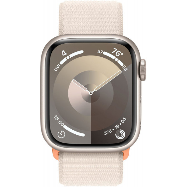  Смартчас Apple Watch Series 9 GPS 41mm Starlight Aluminium Case with Starlight Sport Loop