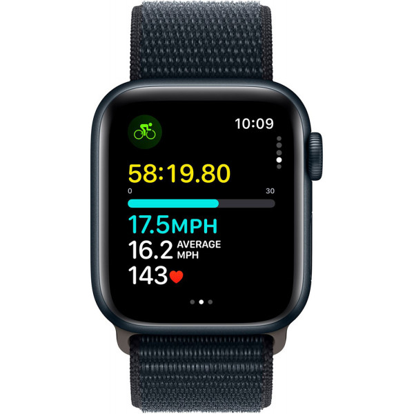  Смартчаси Apple Watch SE GPS 40mm Midnight Aluminium Case with Midnight Sport Loop