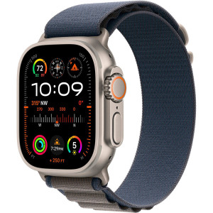  Смартчаси Apple Watch Ultra 2 GPS + Cellular, 49mm Titanium Case with Blue Alpine Loop – Large