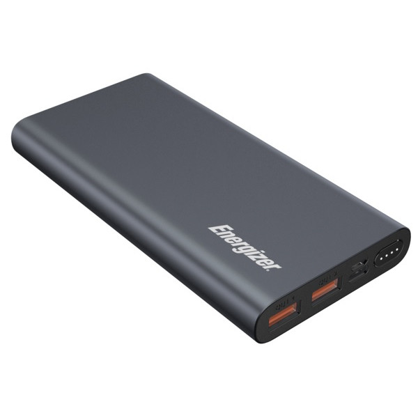  Зовнішній акумулятор Power Bank Energizer UE10047PQ-10000 mAh Li-pol+TYPE-C PD Grey