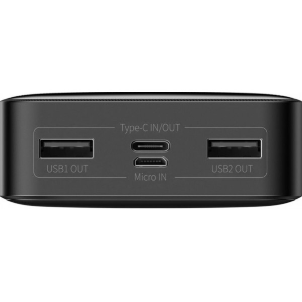  Зовнішній акумулятор Power Bank Baseus Bipow 20000mAh 15W Display Black (PPDML-J01)