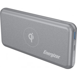  Зовнішній акумулятор Power Bank Energizer QE10007PQ-10000mAh Qi wireless Type-C PD (G)