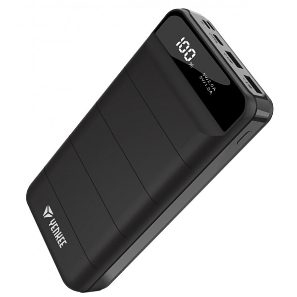  Внешний аккумулятор Power Bank Yenkee YPB 3010-30000mAh Li-pol+TYPE-C Black