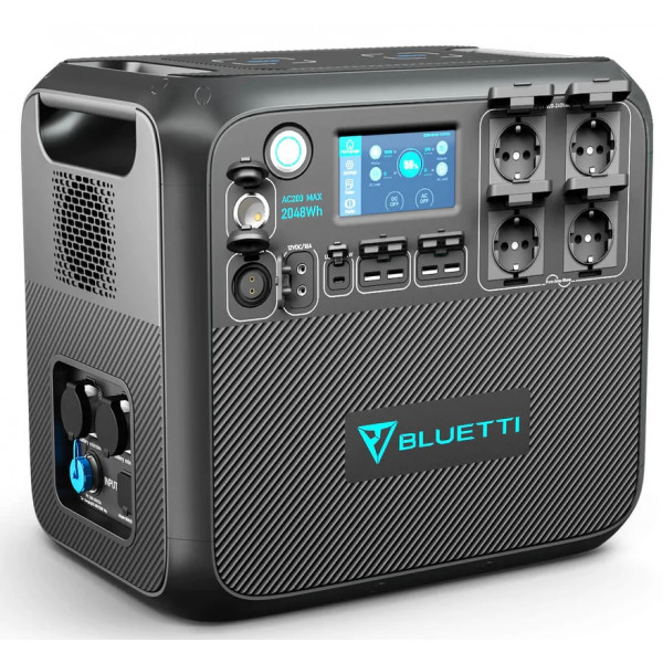  Зарядна станція Bluetti Expandable Portable Power Station AC200MAX 2200W 2048Wh Black