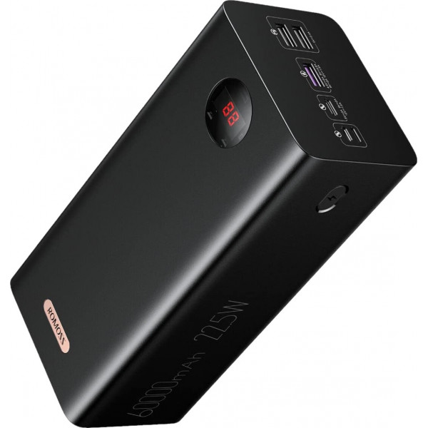  Зовнішній акумулятор Power Bank Romoss 60000mAh 225W Black (PEA60-152-2142)