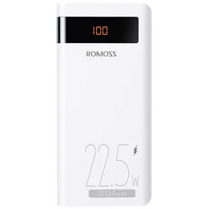  Зовнішній акумулятор Power Bank Romoss 30000mAh 225W SENSE8PF (PHP30-852-1735H) White