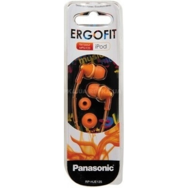  Наушники Panasonic RP-HJE125E-D Orange