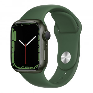  Apple Watch Series 7 45mm Green Aluminum Case with Clover Sport Band (MKN73, MKNQ3) Approved Витринный образец
