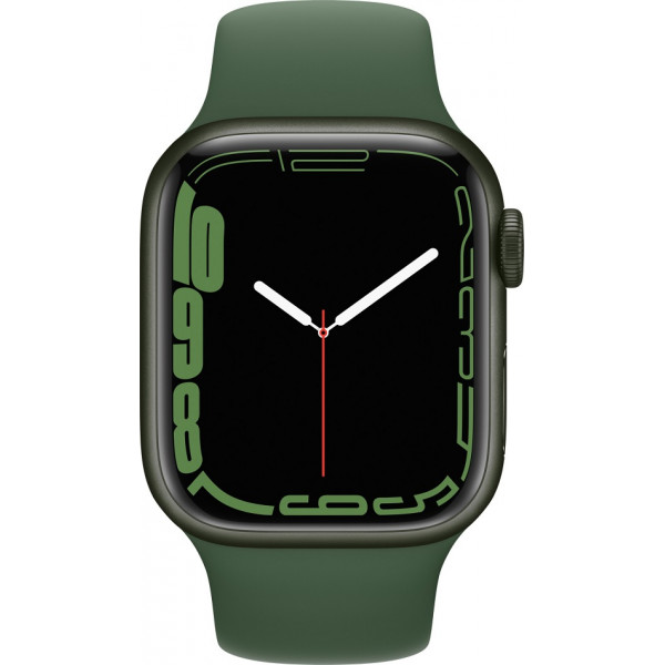  Apple Watch Series 7 45mm Green Aluminum Case with Clover Sport Band (MKN73, MKNQ3) Approved Вітринний зразок