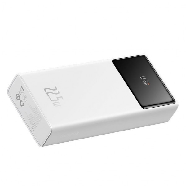  Зовнішній акумулятор Power Bank Baseus Star Lord 20000mAh 225W Display White (PPXJ060002)
