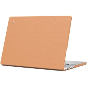  Накладка WIWU Leather Shield MacBook Pro 162 Brown (A2485)