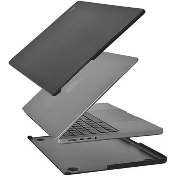  Накладка WIWU Leather Shield MacBook Pro 142 Black (A2442)