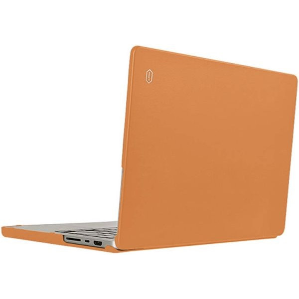  Накладка WIWU Leather Shield MacBook Pro 142 Brown (A2442)