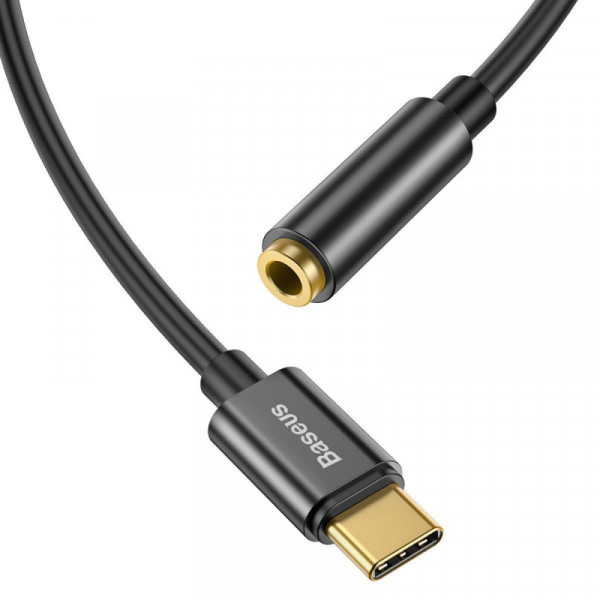  Переходник AUX Baseus L54 Type-C to 35mm Black