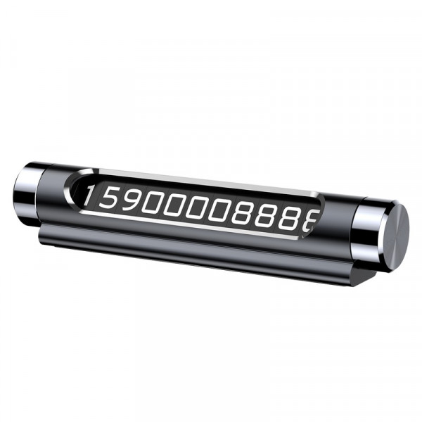  Паркувальна Карта Baseus Metal Temporary Parking Number Plate Dual-Number