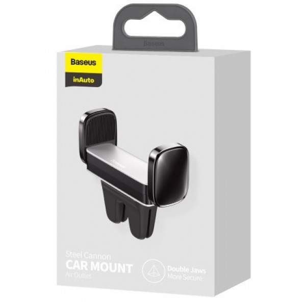  Автоутримувач Baseus Steel Cannon Air Outlet Car Mount Silver