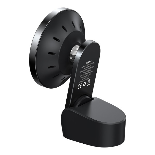  Автоутримувач із бездротовою зарядкою Baseus Big Energy 15W Black