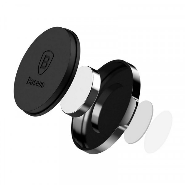 Автодержатель Baseus Small Ears Series Magnetic Suction Bracket Flat Type Black
